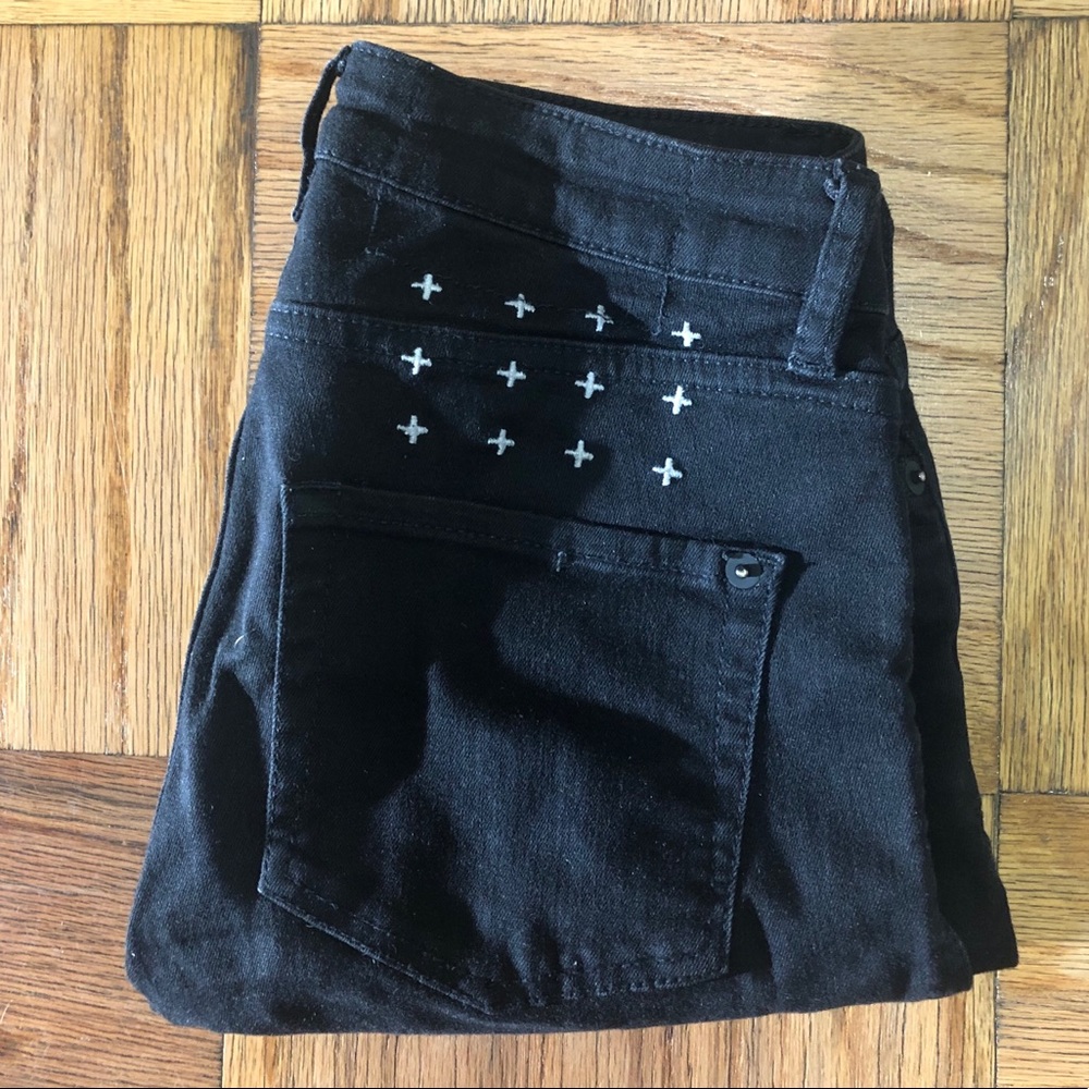 Ksubi black skinny jeans